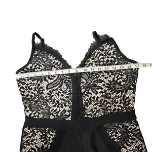 Ario Collection‎ Black Lace Bodice Jumpsuit thumbnail 6