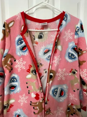Adolfo Pink Christmas Pijama thumbnail 2