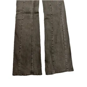 We The Free People Flare Jean Size 26 Black Denim Bell Bottom Stretch Pull On‎ thumbnail 3