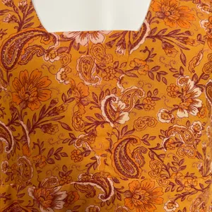 Patrons of Peace Babydoll Dress Paisley Floral Mini Women Sz Large‎ Boho Tiered thumbnail 9