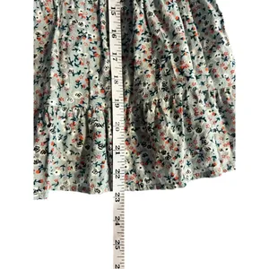 Universal Threads Women's Sleeveless Floral Ruffled Top thumbnail 6