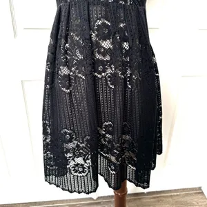 Free People black Rocco lace dress thumbnail 10