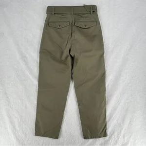 J.‎ Crew Womens High Rise Belted Military Pant Olive Green Utility Pockets 00 thumbnail 7
