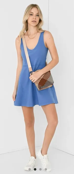 Beyond Yoga Spacedye Movement Dress Scoop-Back Mini Dress Size Large thumbnail 1