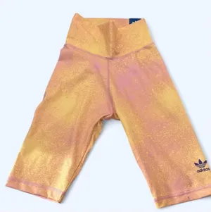 ADIDAS Women Bike Leggings Shorts Small Splash Sports Athletic Slim Activewear thumbnail 1