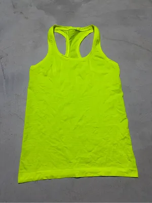 Lululemon swiftly tech Neon Yellow Racerback Tank Top 6 thumbnail 1