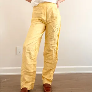 Vintage Yellow Trousers thumbnail 2