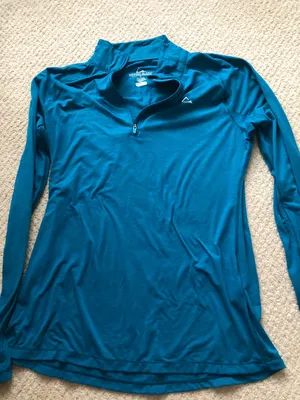 Cold Weather Quarter Zip Blue Size M thumbnail 2