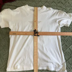 Bob Mackie Studio Vintage White Star T-Shirt thumbnail 7