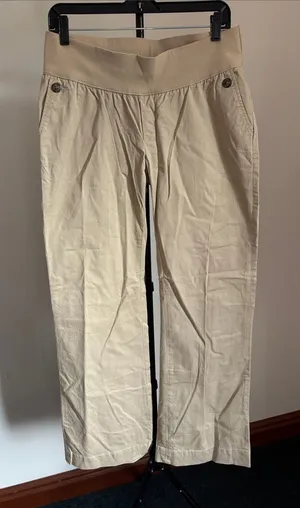 GAP Women's Beige Boot Cut Flare Pants thumbnail 1