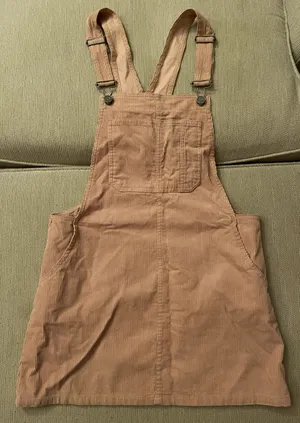 Pull & Bear Corduroy Overall Dress thumbnail 2