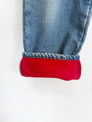 L.L. Bean Vintage Fleece Lined Jeans size 6 Petite - Double L Relaxed Fit thumbnail 4