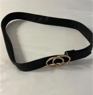 Black Belt with Gold Buckle thumbnail 2