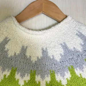Ces Femme Women's‎ Sweater Sz M Mock Neck Long Sleeve Winter Ski Lodge Resort thumbnail 6