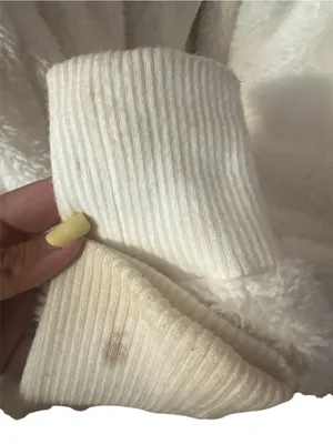 Cozy Hooded Sherpa Cardigan - Cream thumbnail 3