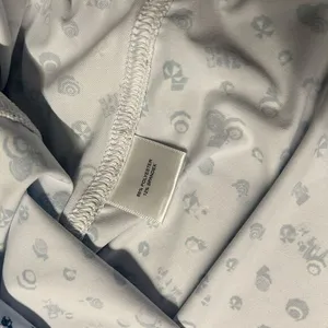 Peter Millar M 1/2 Zip Sun Shirt Light Blue Umbrella Print Golf Long Sleeve‎ thumbnail 6