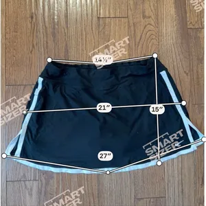 Nike black and white athletic skort size large thumbnail 7