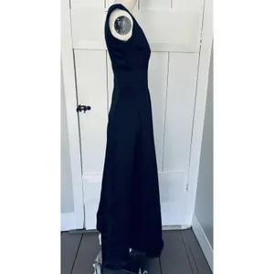 Vintage Southeastern Black Dress Women's Size 0 Long Formal Bridal Prom 80's 90s thumbnail 4