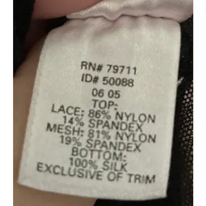 Vintage Victoria's Secret Lace Slip Black Medium thumbnail 6