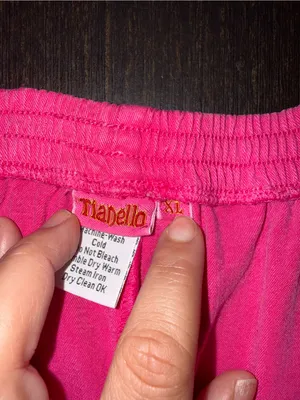 Tianello Tencel Hot Pink Pull-On Elastic Waist Maxi Skirt Granny Core Size XL thumbnail 5