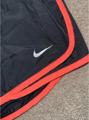 Nike Dri-Fit Women’s Shorts Small Black and Salmon thumbnail 3