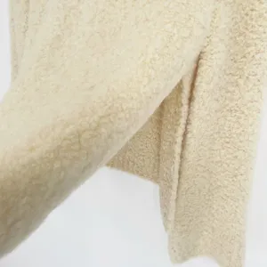 COS Fuzzy Crew Neck Sweater Wide Sleeve Side Slit Ivory Women's S thumbnail 6