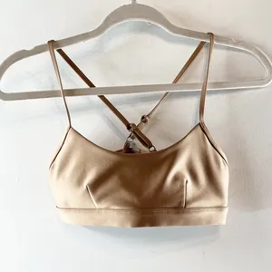 Alo Airlift Intrigue Bra Toasted Almond Brown Tan Small thumbnail 4