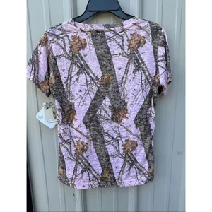 Mossy Oak Pink Burnout Short Sleeve T-shirt Size Small NWT thumbnail 3