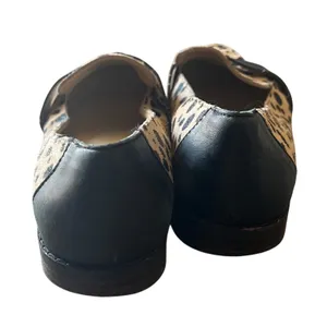 Sole Society Edie Womens Animal Print Calf‎ Hair Pointed Toe Loafers 8.5M thumbnail 3