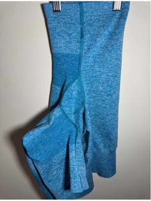 Gymshark Seamless Bike Shorts Blue thumbnail 4