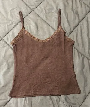 Brown Tillys Tank Crop Top thumbnail 1