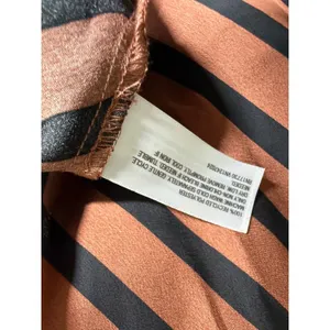 A New Day Women S Brown Striped Satin Slip Midi Dress Adjustable Straps NWT thumbnail 6