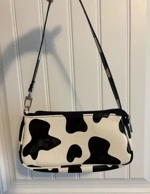 Cow Print Mini Purse Shein thumbnail 1
