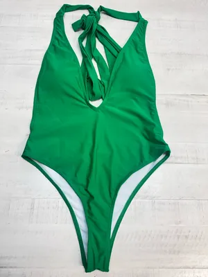 Lilosy Sexy Tie Criss Cross Plunge Thong Swimsuit High Cut Brazilian swimwear thumbnail 3