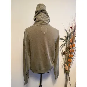 Aerie Women Olive Green Hoodie Long Sleeve‎ Pocket Casual Size XS oversized thumbnail 3
