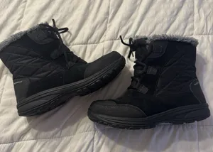 Columbia Women's Ice Maiden Shorty Winter Boots Black Waterproof Techlite Snow thumbnail 1