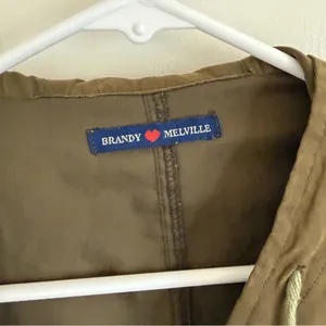 Brandy Melville Khaki Utility Jacket thumbnail 4
