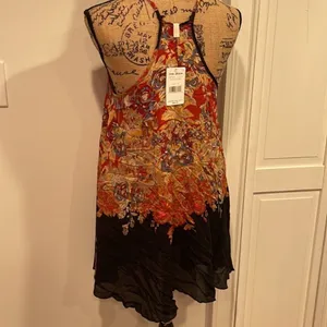NWT free people floral haze‎ mini slip dress Xs thumbnail 8
