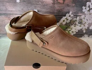 UGG LANAH CLOG PLATFORM SLIPPER SIZE 8 thumbnail 3