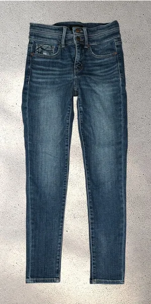 Buckle Black Fit No. 75 Ankle Skinny Jeans Women's 25 Blue Mid Rise Stretch EUC thumbnail 1