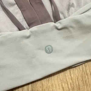 Lululemon‎ | Women's Free To Be Serene Purple Gray Light Support Bra, Size 6 thumbnail 3