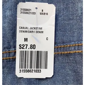 Forever 21 Life in Progress 80’s Inspired Acid Wash Denim Vest Size Medium thumbnail 6