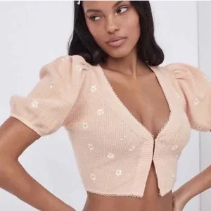 For Love And Lemons Callie Cropped Cardigan thumbnail 1