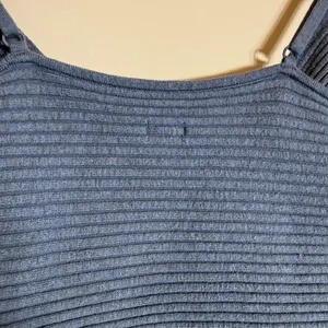 Aerie Cross Front Sweater Tank Top Women's Medium Marbled Blue Summer Going Out thumbnail 9