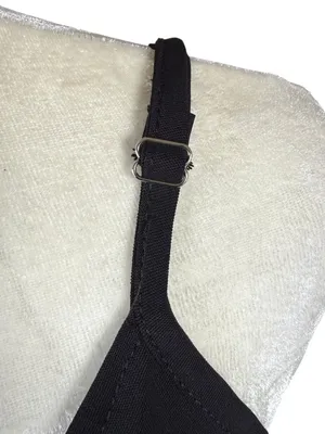 Shiela Rose women's black sleeveless button down v-neck tank top size XL thumbnail 6