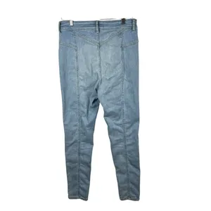 We‎ The Free Jeans Light Wash Straight Leg Skinny Fit Stretch Women’s Size 30 thumbnail 3