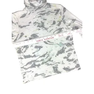Anthropologie Camo Mock Neck Crop Top Long‎ Sleeve S Streetwear thumbnail 4