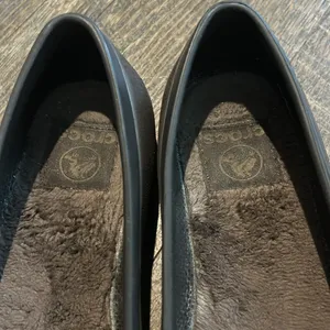 Crocs - Brown Mammoth Ballet Flat Fleece Lined Women’s Size 4‎ Slip-On Shoes thumbnail 2
