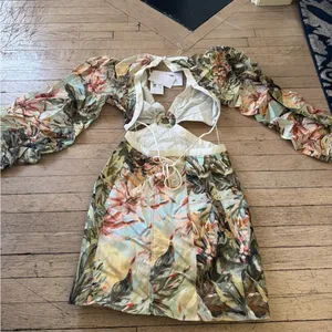 NWT Significant Other Madrid Cut-Out Floral Mini Dress thumbnail 14