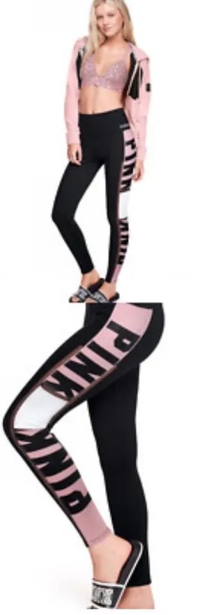 Vs pink rhtf size large leggings thumbnail 1